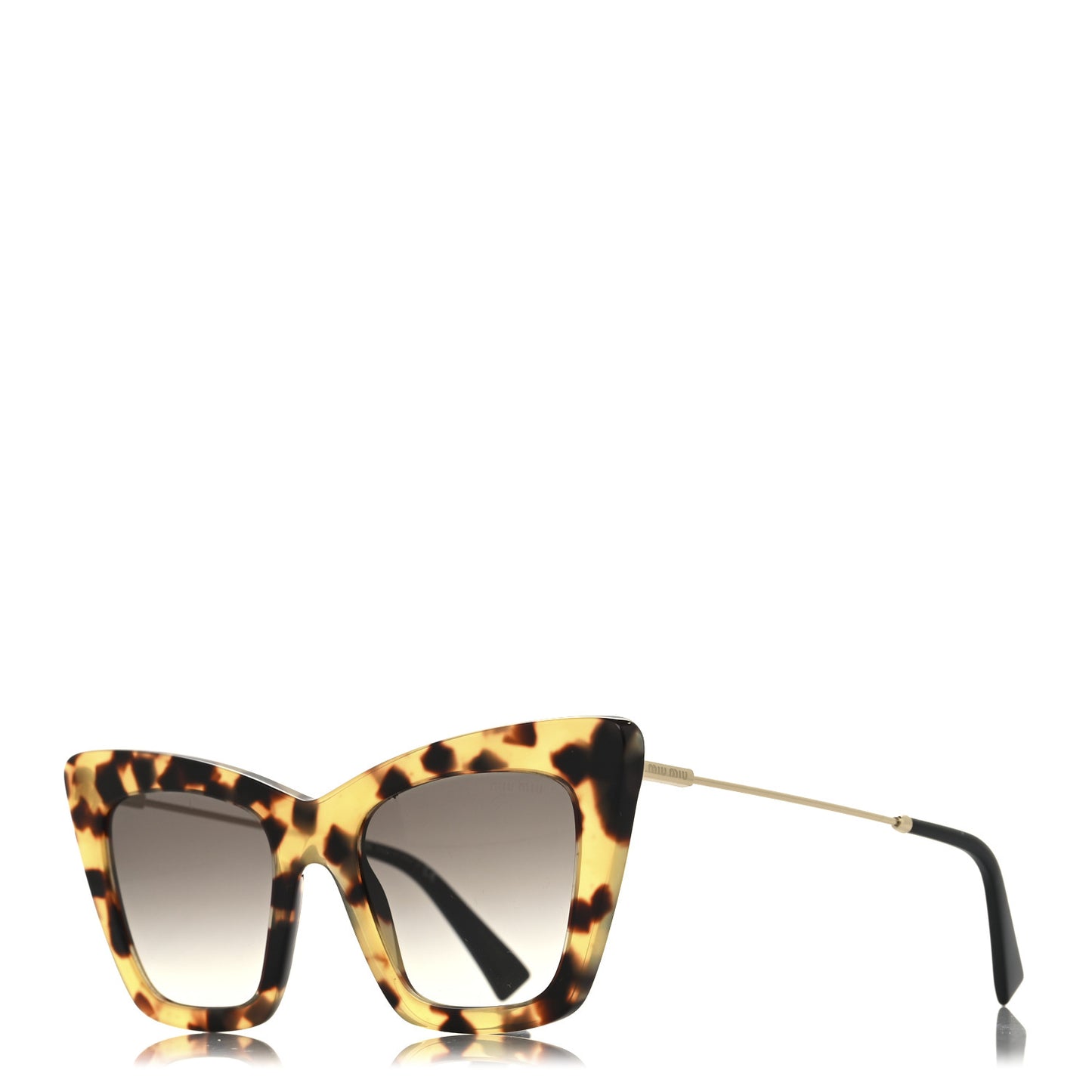 Acetate Metal Cat Eye SMU 01W Sunglasses Tortoise