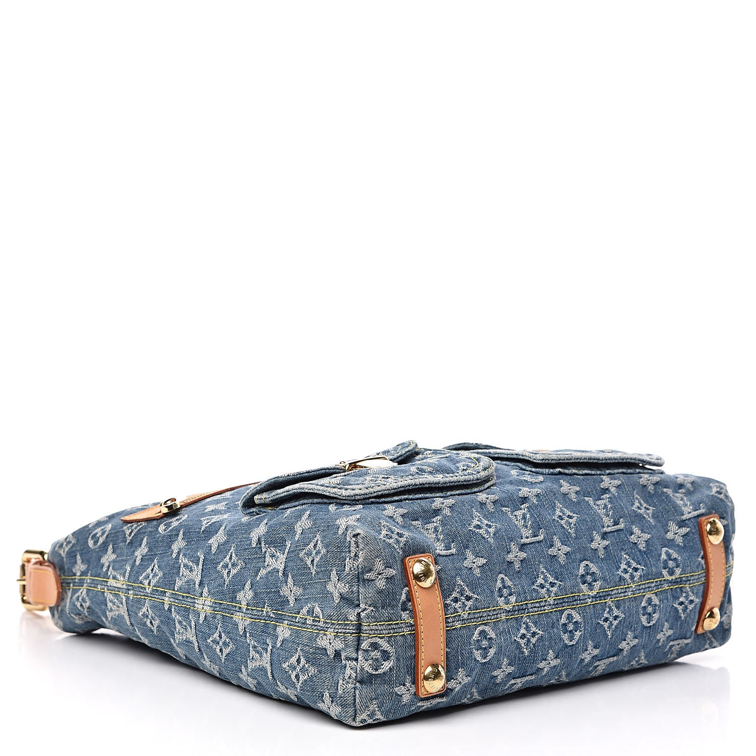 Louis Vuitton Denim Baggy GM Blue 4 of 13