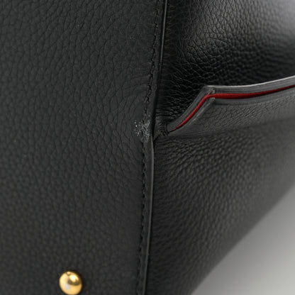 Valentino Garavani Grainy Calfskin Escape Hobo Bag Black 11 of 12