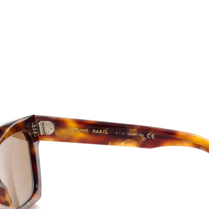 Celine Acetate Square Sunglasses CL40130I Havana 7 of 9