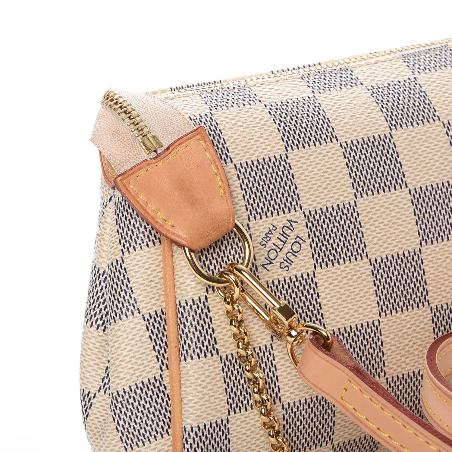 Louis Vuitton Damier Azur Eva Clutch 9 of 9
