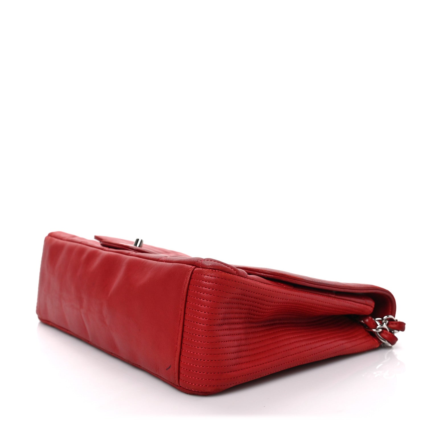 Chanel Lambskin Large Coco Rider Flap Red 8 of 8