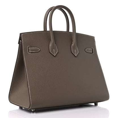 Hermes Epsom Birkin Sellier 25 Etoupe 3 of 12