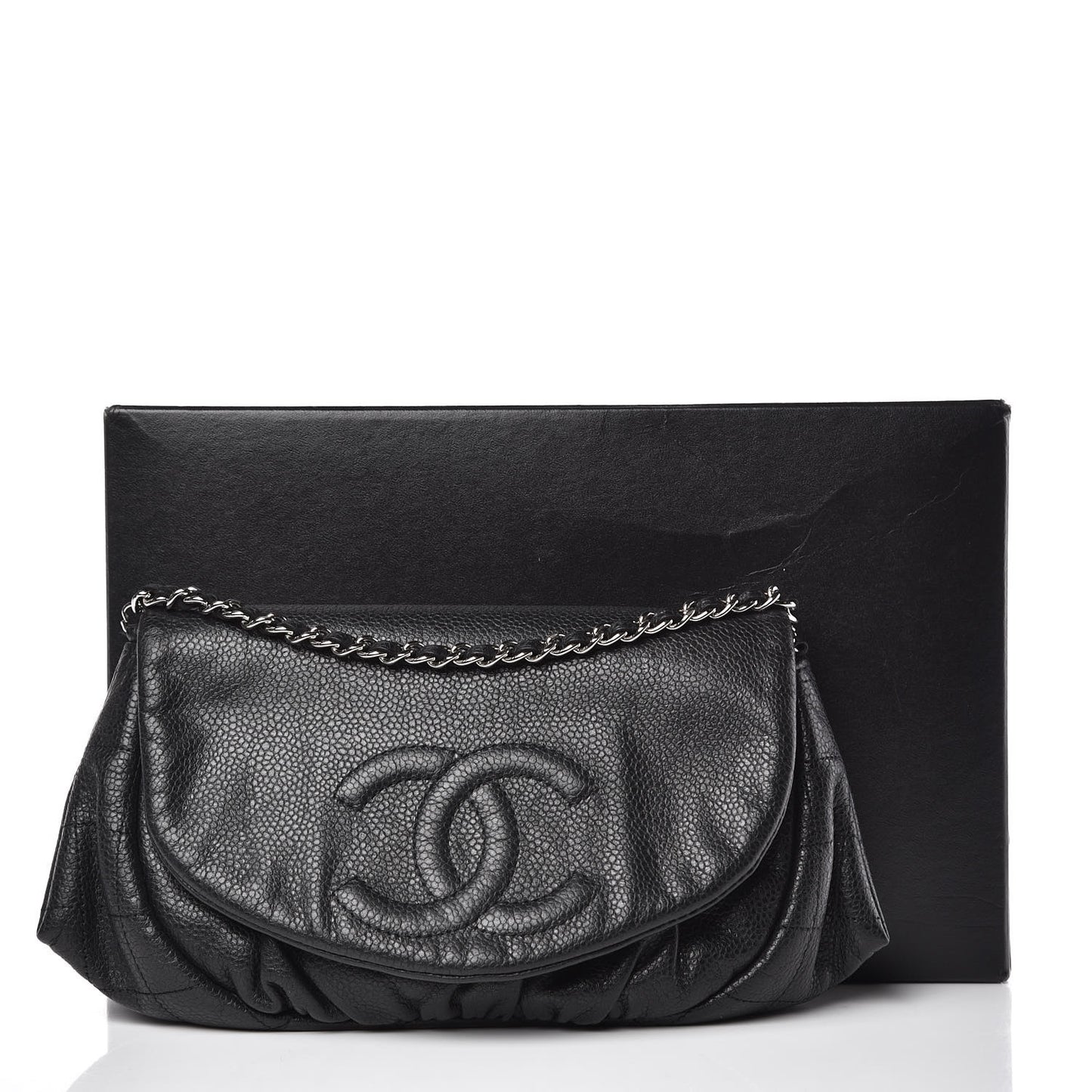 Caviar Half Moon Wallet On Chain WOC Black