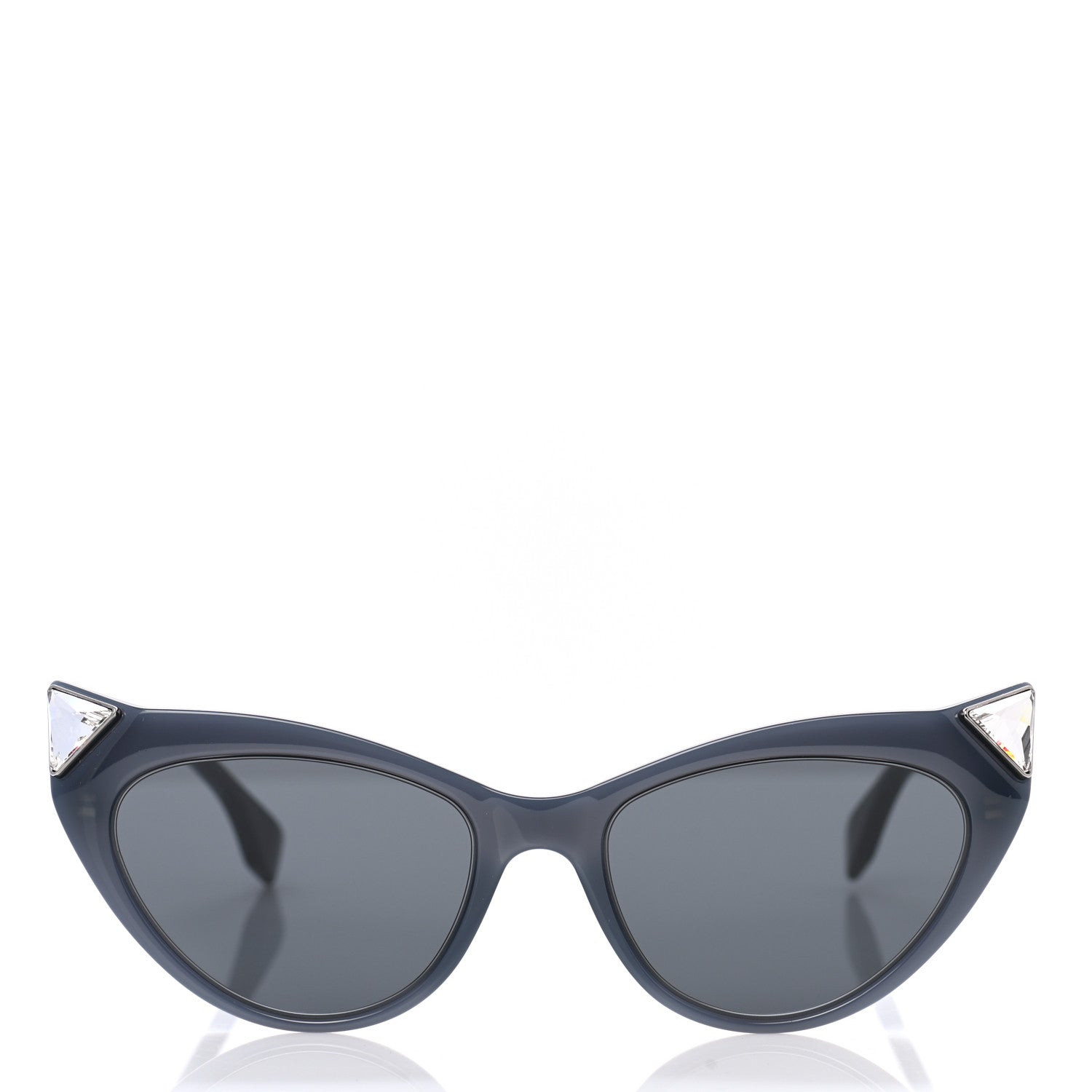 Fendi Acetate Metal FF Cat Eye Sunglasses FF 0356/S Blue 2 of 8