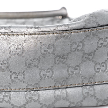 Gucci Metallic Guccissima Medium Sukey Tote Silver 18 of 25