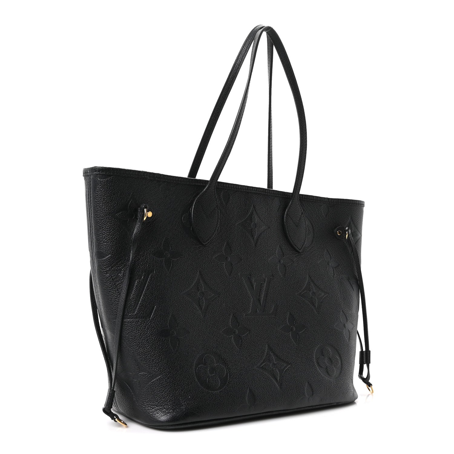 Louis Vuitton Empreinte Monogram Giant Neverfull MM Black 4 of 10