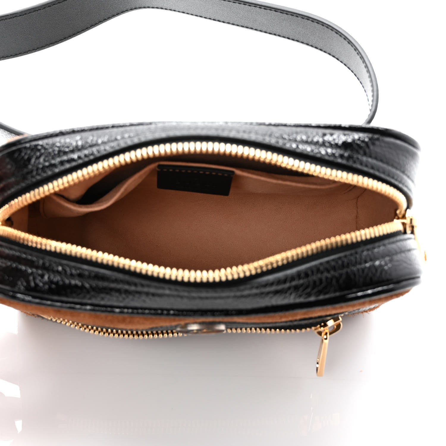 Gucci Suede Small Ophidia Belt Bag 85 34 Brown 5 of 12