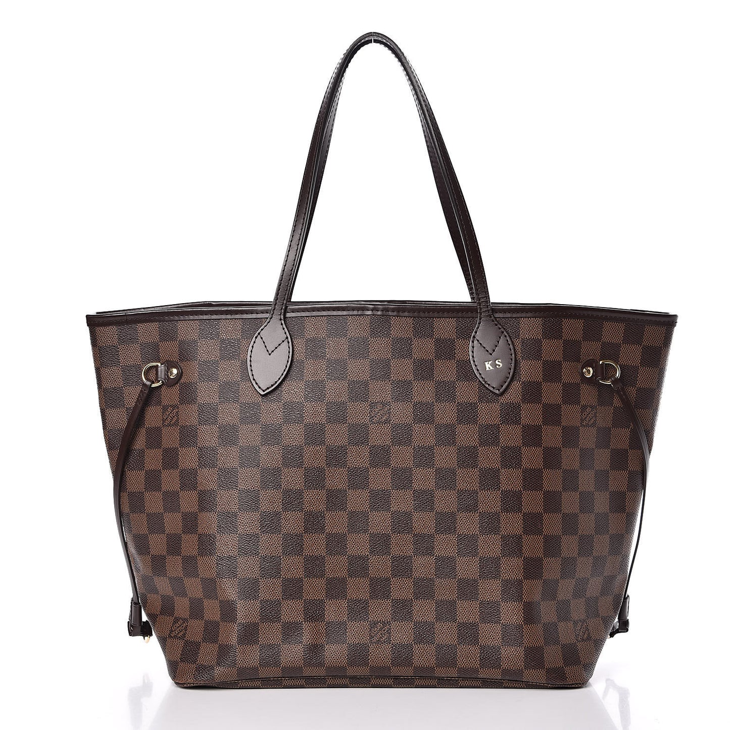 Damier Ebene Neo Neverfull MM Rose Ballerine