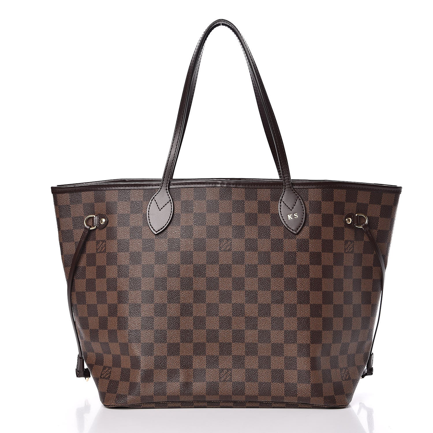 Louis Vuitton Damier Ebene Neo Neverfull MM Rose Ballerine 3 of 15