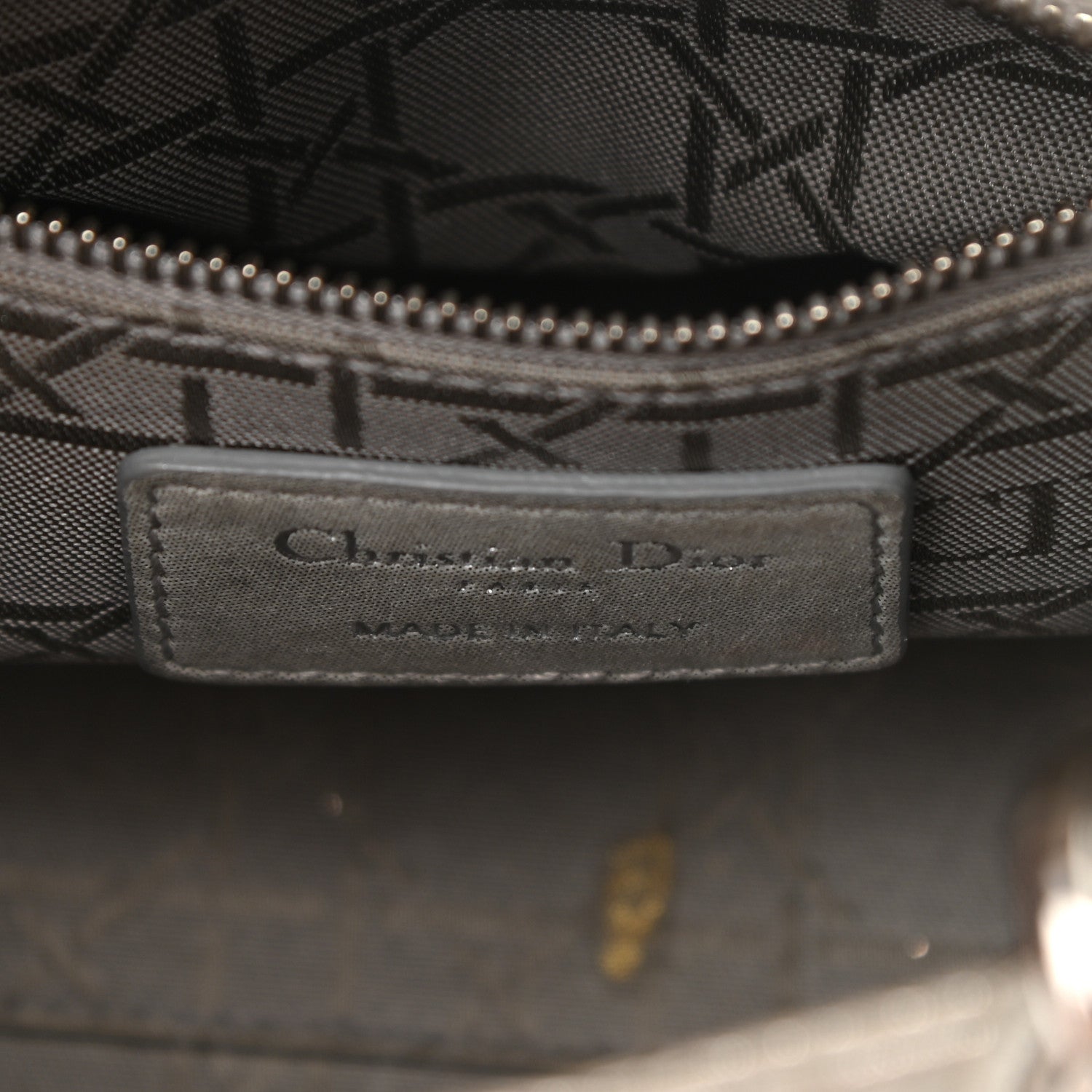 Christian Dior Metallic Nubuck Cannage Mini Lady Dior Silver 6 of 14