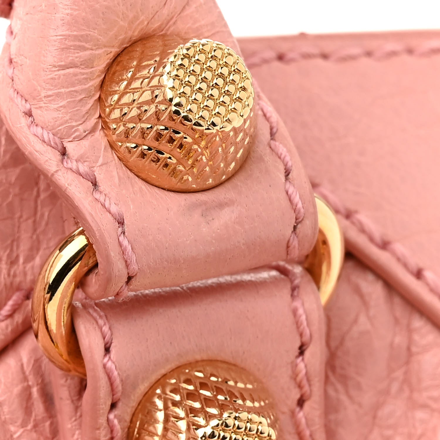 Balenciaga Agneau Giant 12 Gold Hardware Mini City Rose Peche 13 of 13