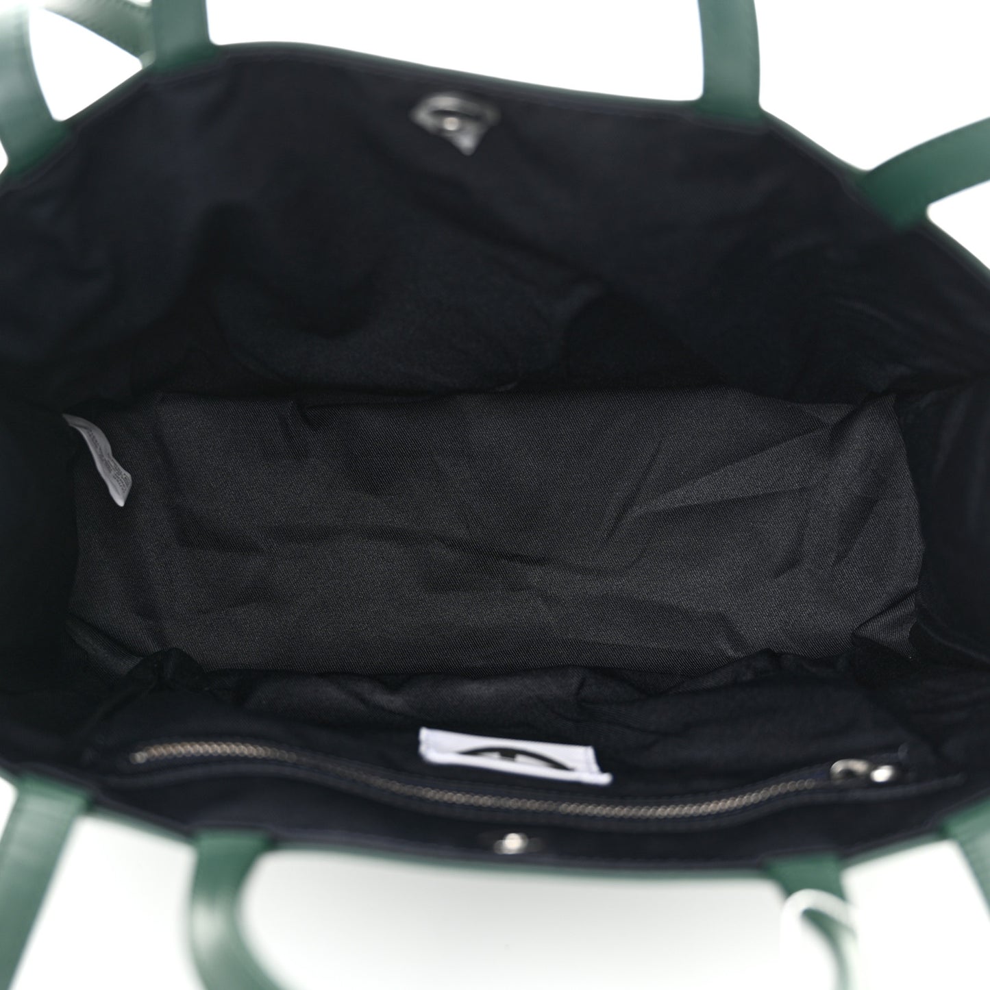 Vegan Leather Medium Shopping Bag Dark Olive