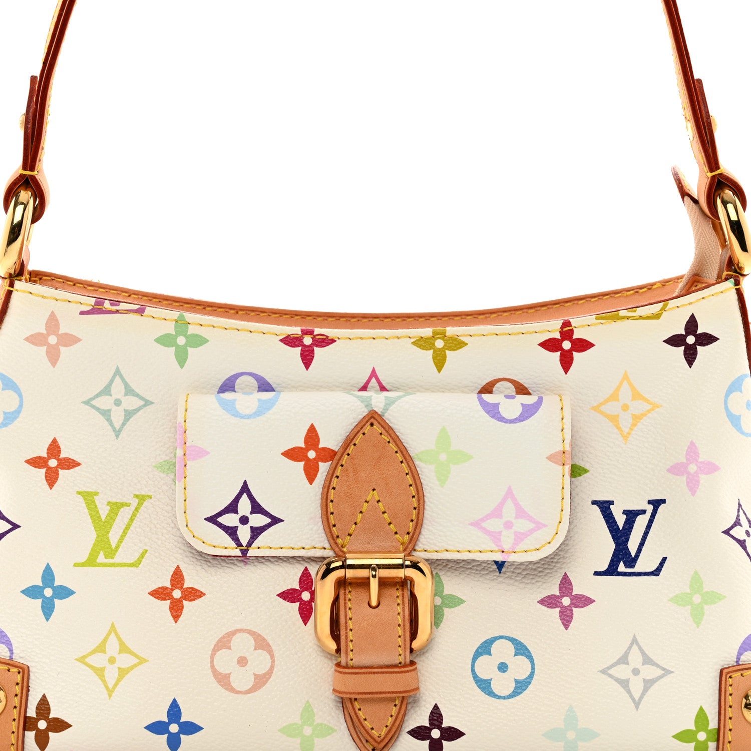 Louis Vuitton LOUIS VUITTON Monogram Multicolor Eliza White 5 of 9
