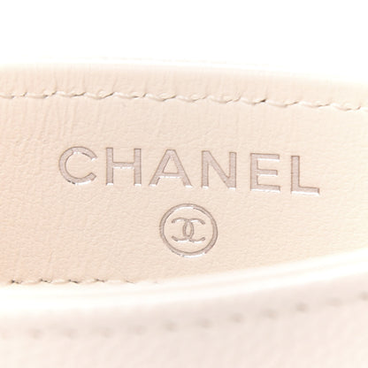 Chanel Caviar Quilted Card Holder White 6 of 8