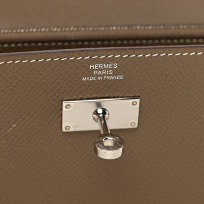 Hermes Epsom Kelly Longue Wallet Etoupe 6 of 9