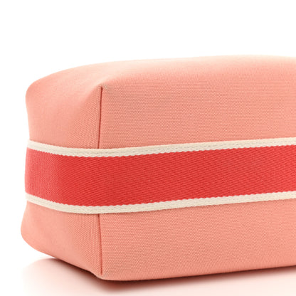 Hermes Canvas Small Bride-A-Brac Pouch Goyave 8 of 9