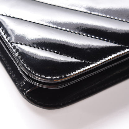 Chanel Patent Small Single Flap Bag Black 21 of 22