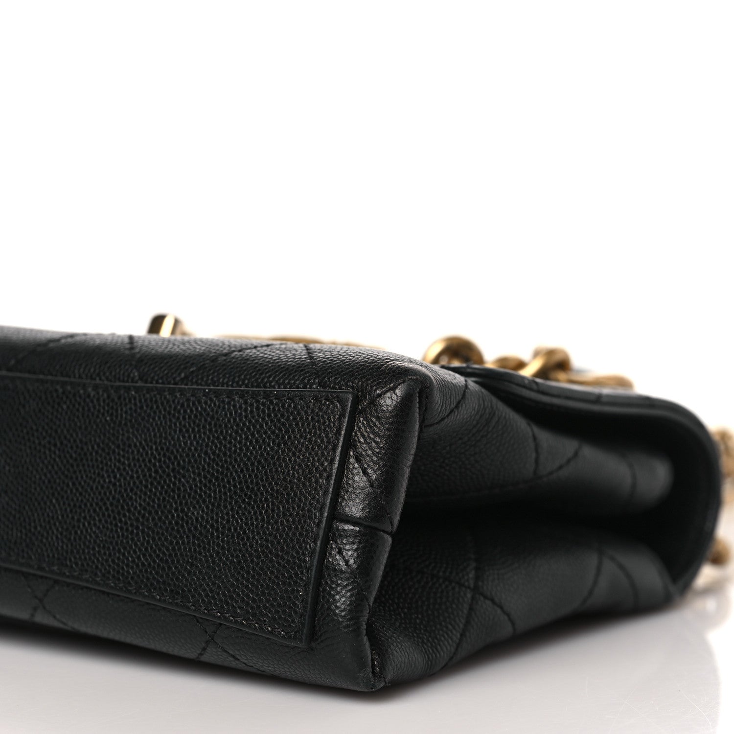 Chanel Caviar Quilted Mini Bracelet On Chain Flap Black 9 of 9