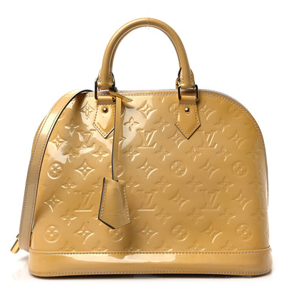 Louis Vuitton Vernis Alma MM Citrine 1 of 9