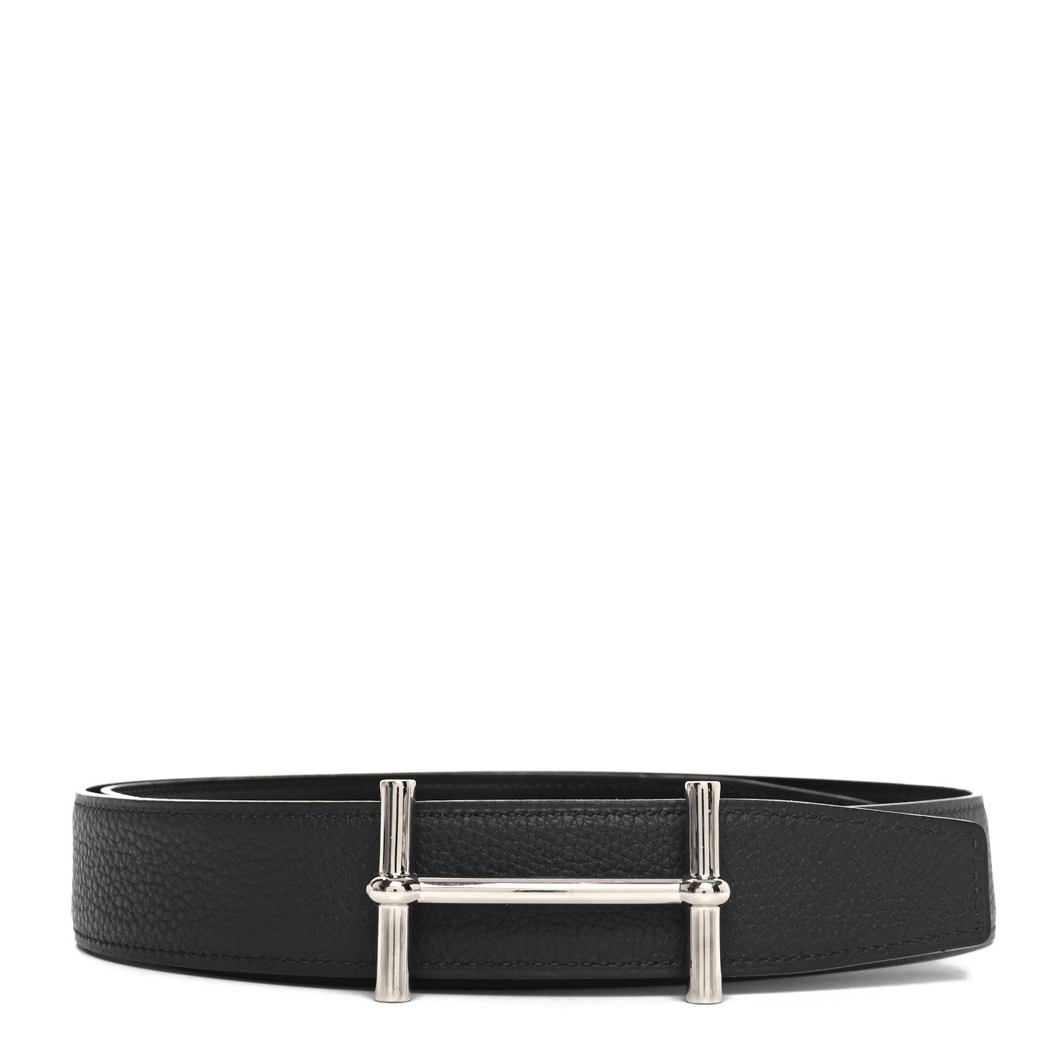 Hermes Box Togo 38mm H d'Ancre Belt 90 36 Black Bleu Nuit 1 of 7