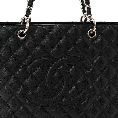 Chanel Caviar Quilted Grand Shopping Tote GST Black 8 of 11