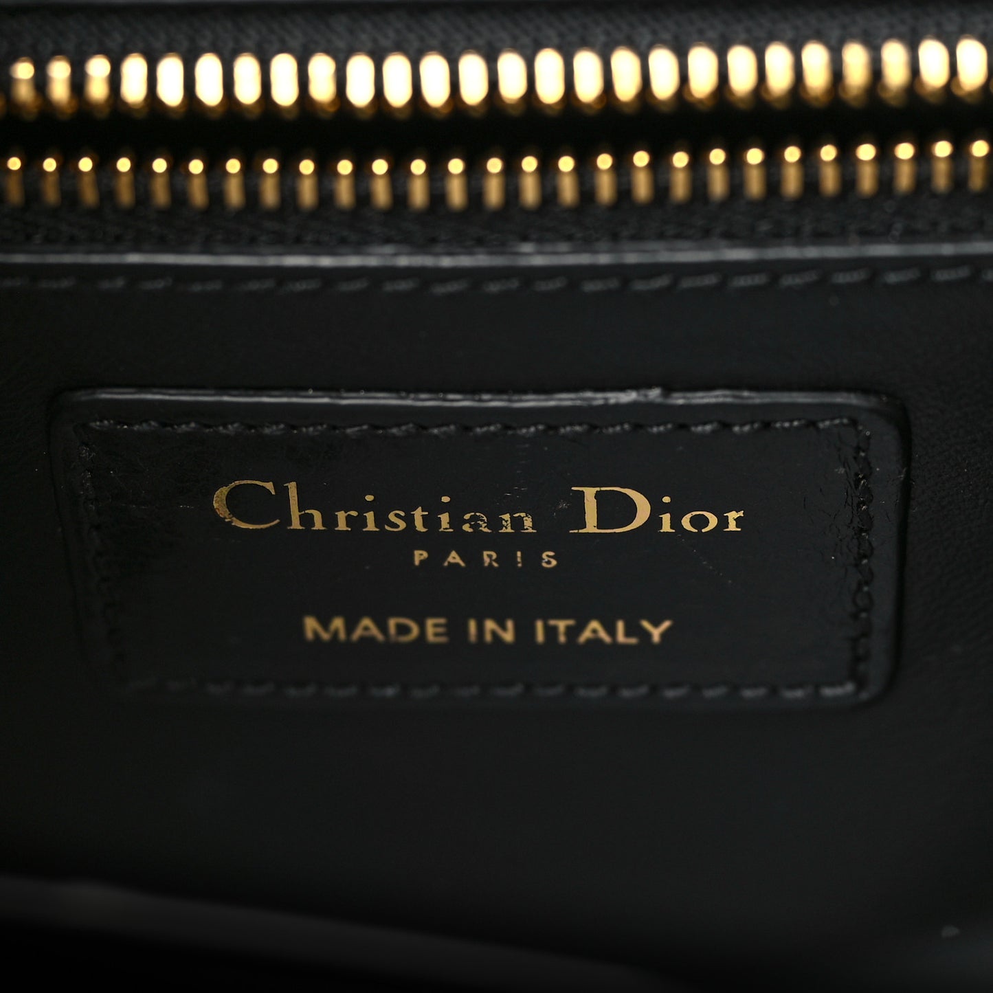 Crinkled Lambskin 30 Montaigne Flap Bag Black