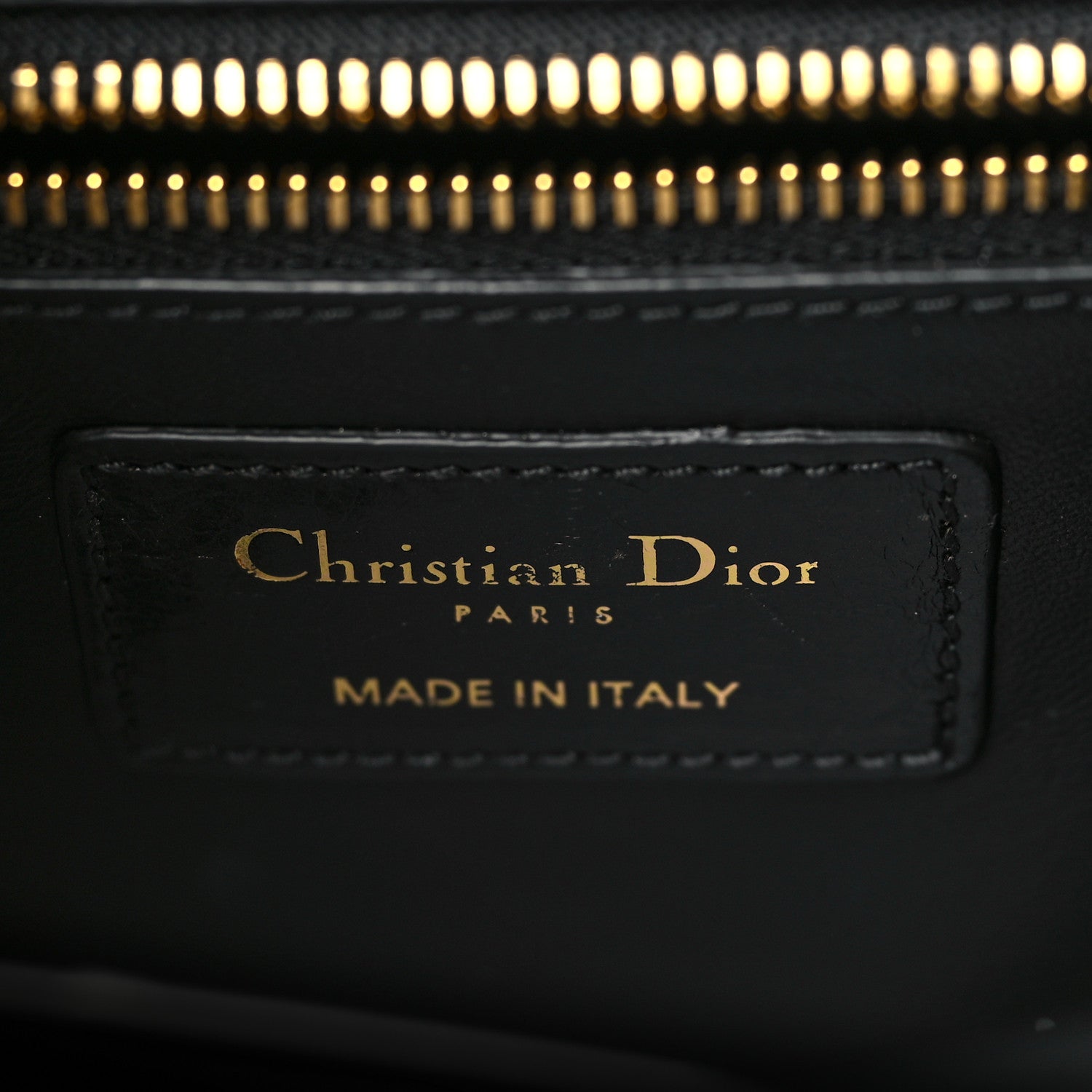 Christian Dior Crinkled Lambskin 30 Montaigne Flap Bag Black 6 of 9