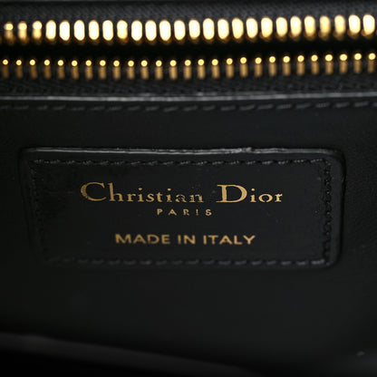 Christian Dior Crinkled Lambskin 30 Montaigne Flap Bag Black 6 of 9