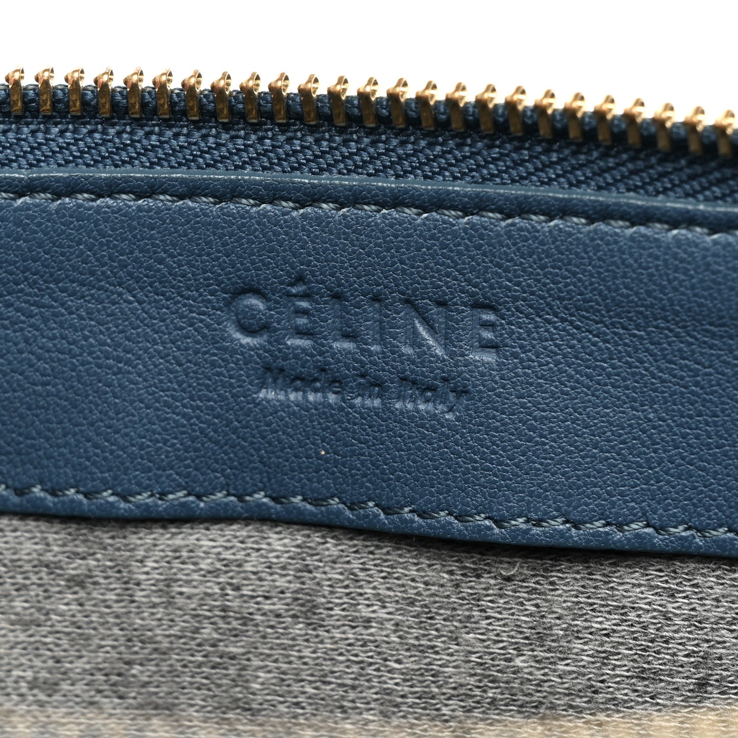 Lambskin Large Trio Crossbody Metallic Blue