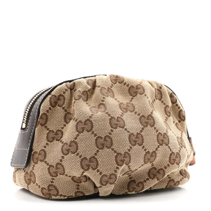 Gucci Monogram Medium Bamboo Cosmetic Case Dark Brown 3 of 7