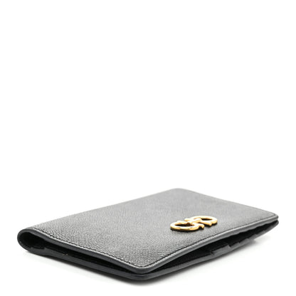 Salvatore Ferragamo Grained Calfskin Gancini Continental Wallet Black 4 of 8