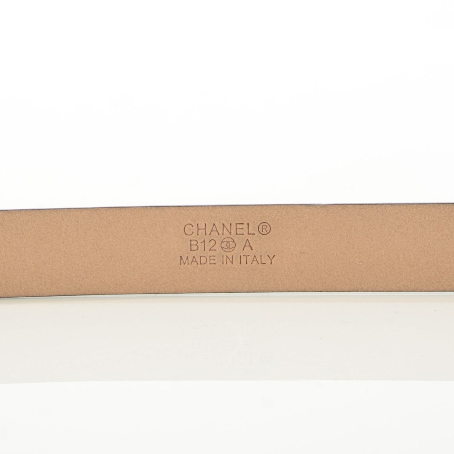 Chanel Patent Leather CC Logo Skinny Belt 90 36 Black 9 of 12