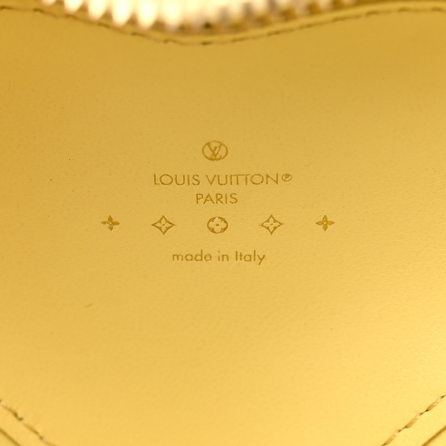 Louis Vuitton Vernis Keep My Heart Chain Bag Chic Yellow 1607366