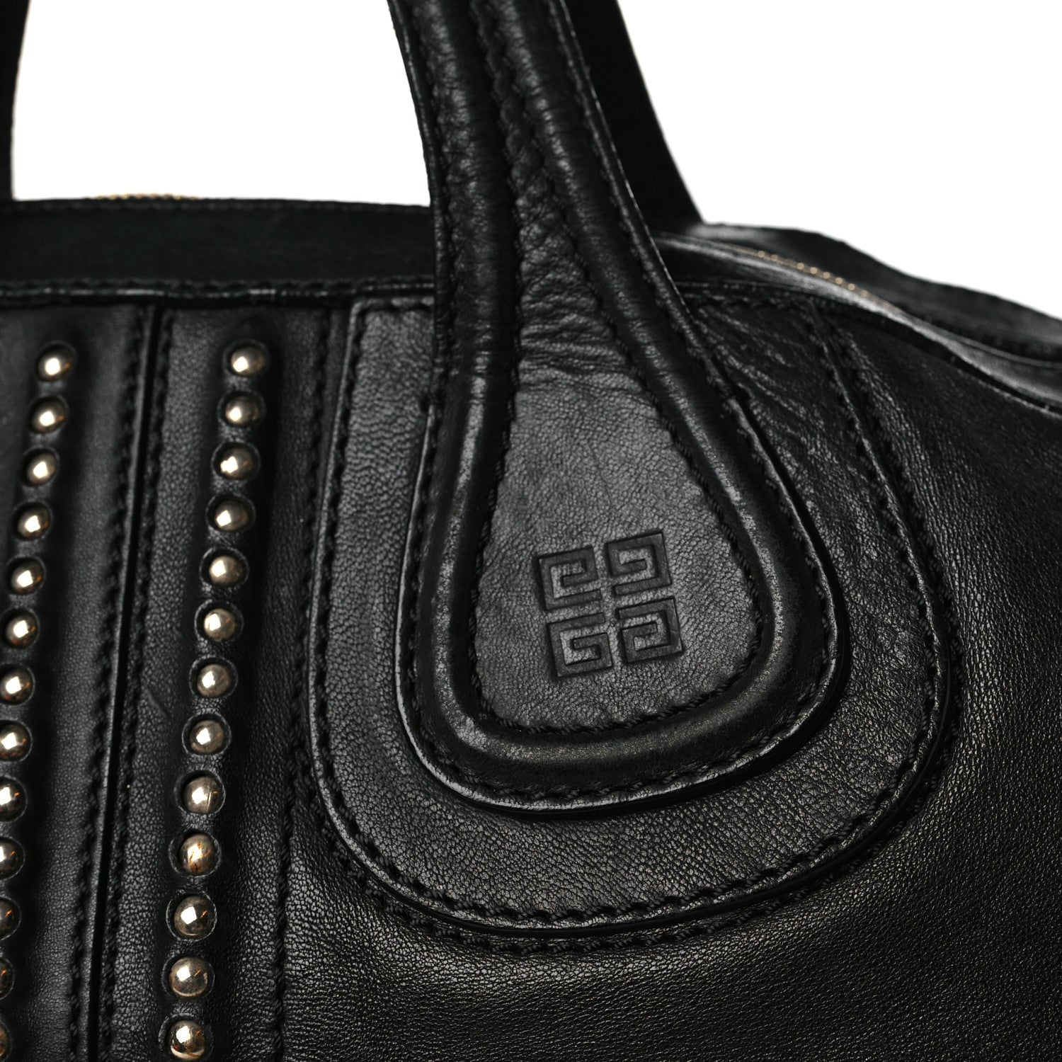 Givenchy Lambskin Studded Medium Nightingale Black 10 of 16