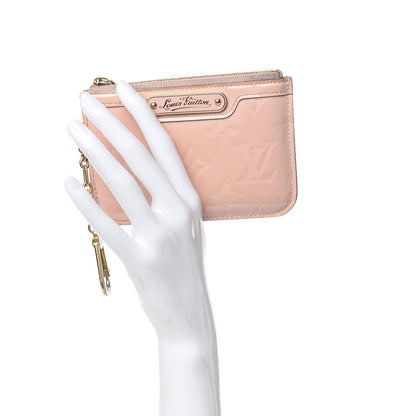 Louis Vuitton Vernis Key Pouch Rose Ballerine 2 of 13