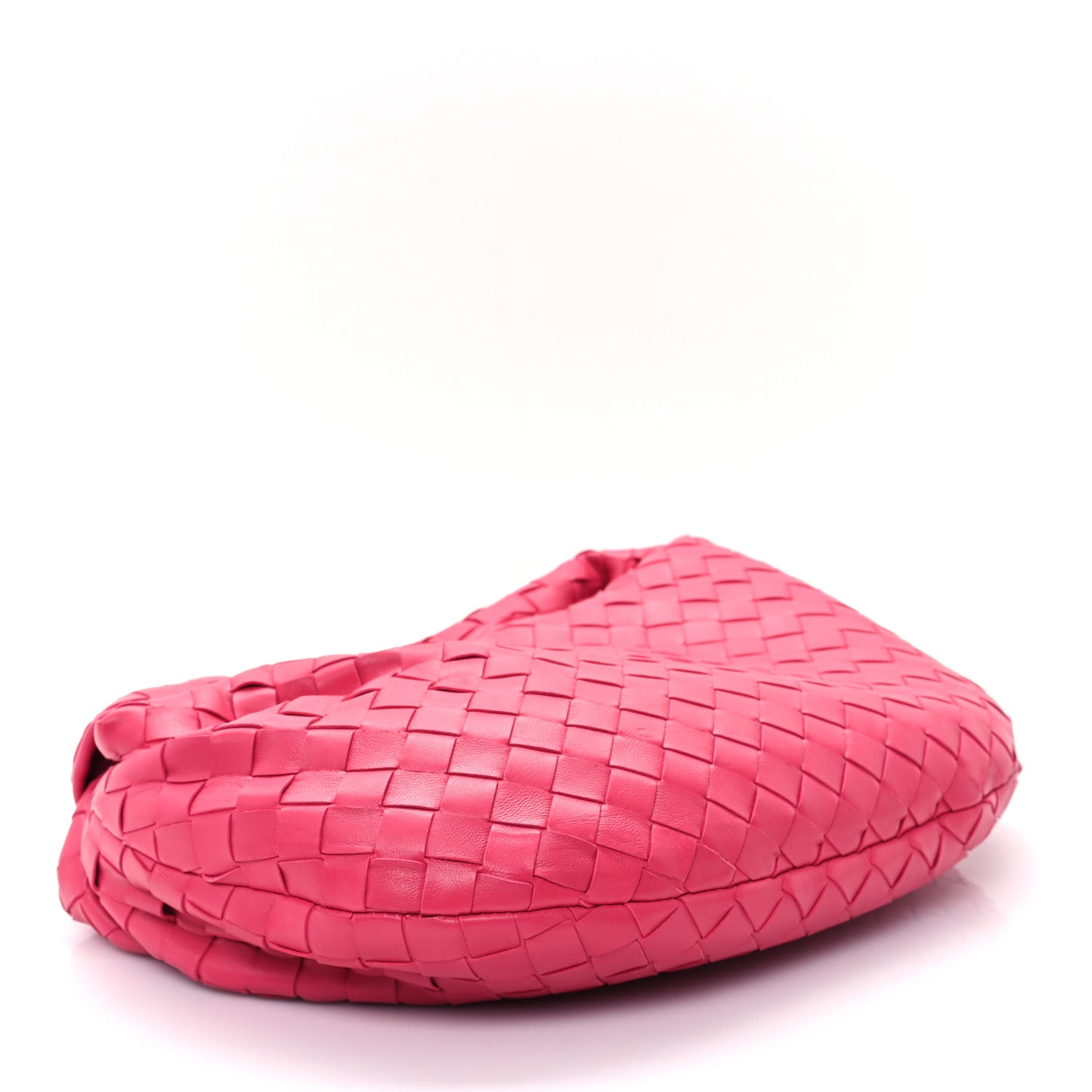 Nappa Intrecciato Teen Jodie Hobo Cranberry
