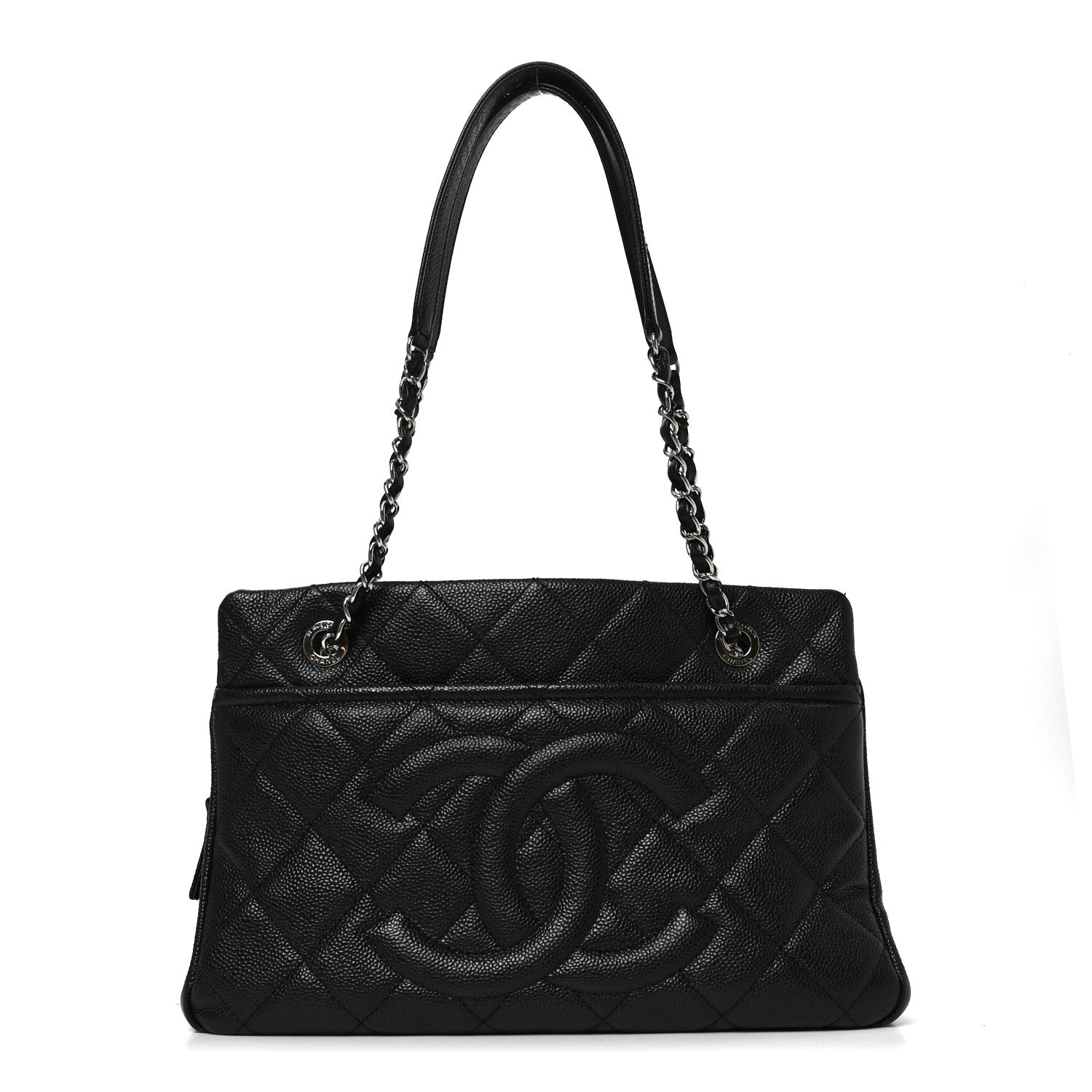 Chanel Caviar Quilted Timeless CC Soft Tote Black 1 of 10