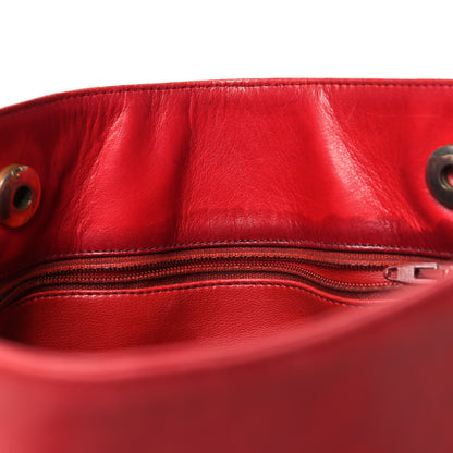 Chanel Lambskin Quilted Tote Red 15 of 15