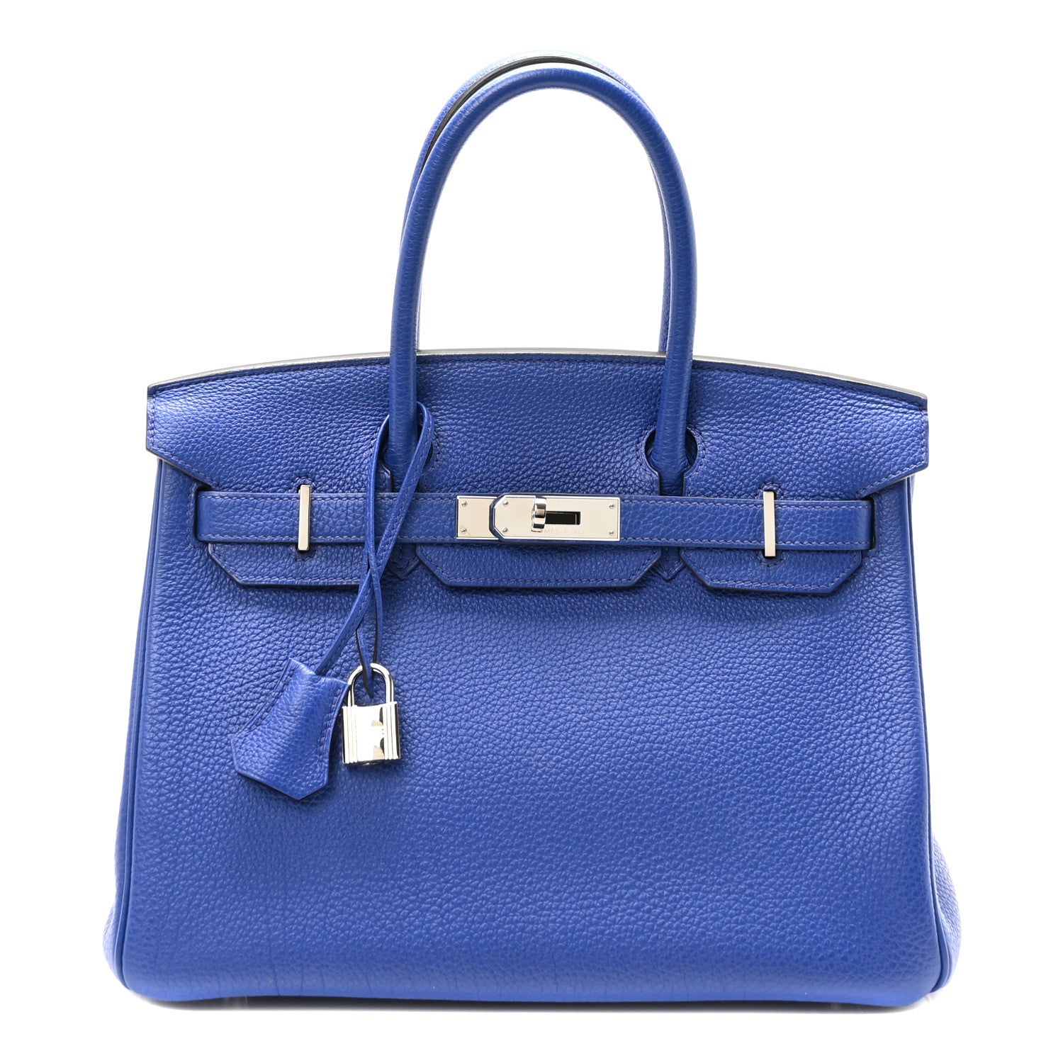 Hermes Togo Birkin 30 Bleu Electrique 1 of 10