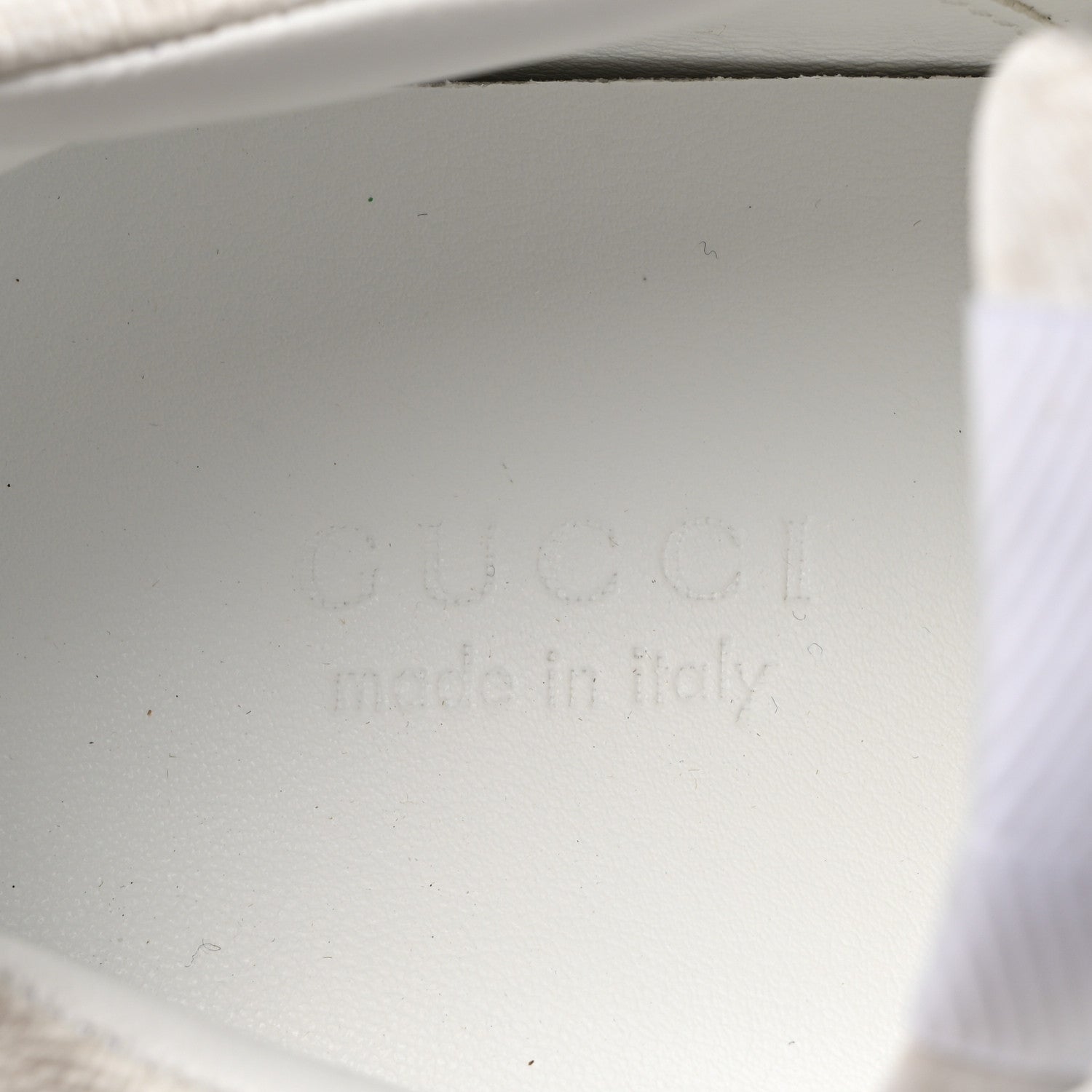 Gucci GG Supreme Monogram Womens Rhyton Sneakers 36.5 White 6 of 8