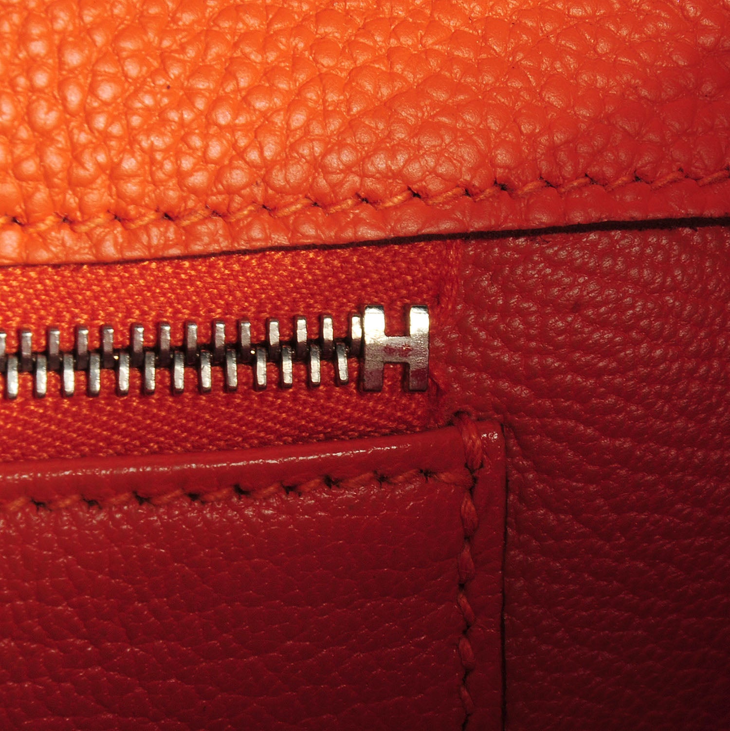 Hermes Togo Shoulder Kelly 40 Orange 4 of 21