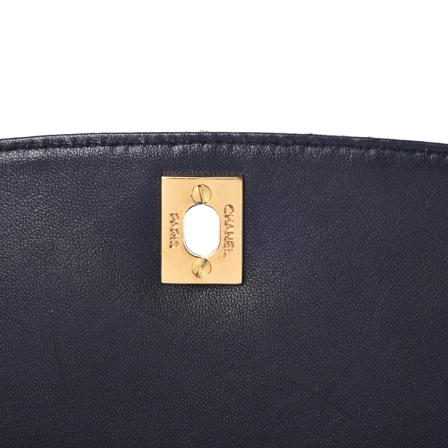 Chanel Lambskin Quilted Flap Camera Case Black 14 of 14