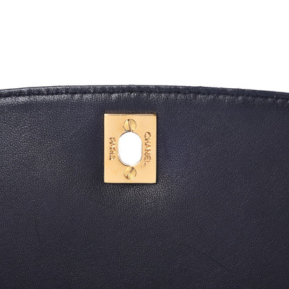 Chanel Lambskin Quilted Flap Camera Case Black 14 of 14