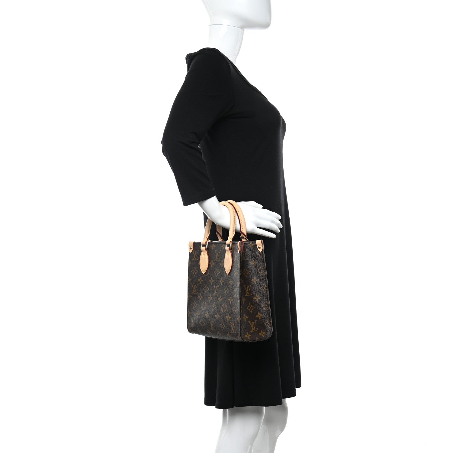 Louis Vuitton Monogram Sac Plat BB 3 of 8