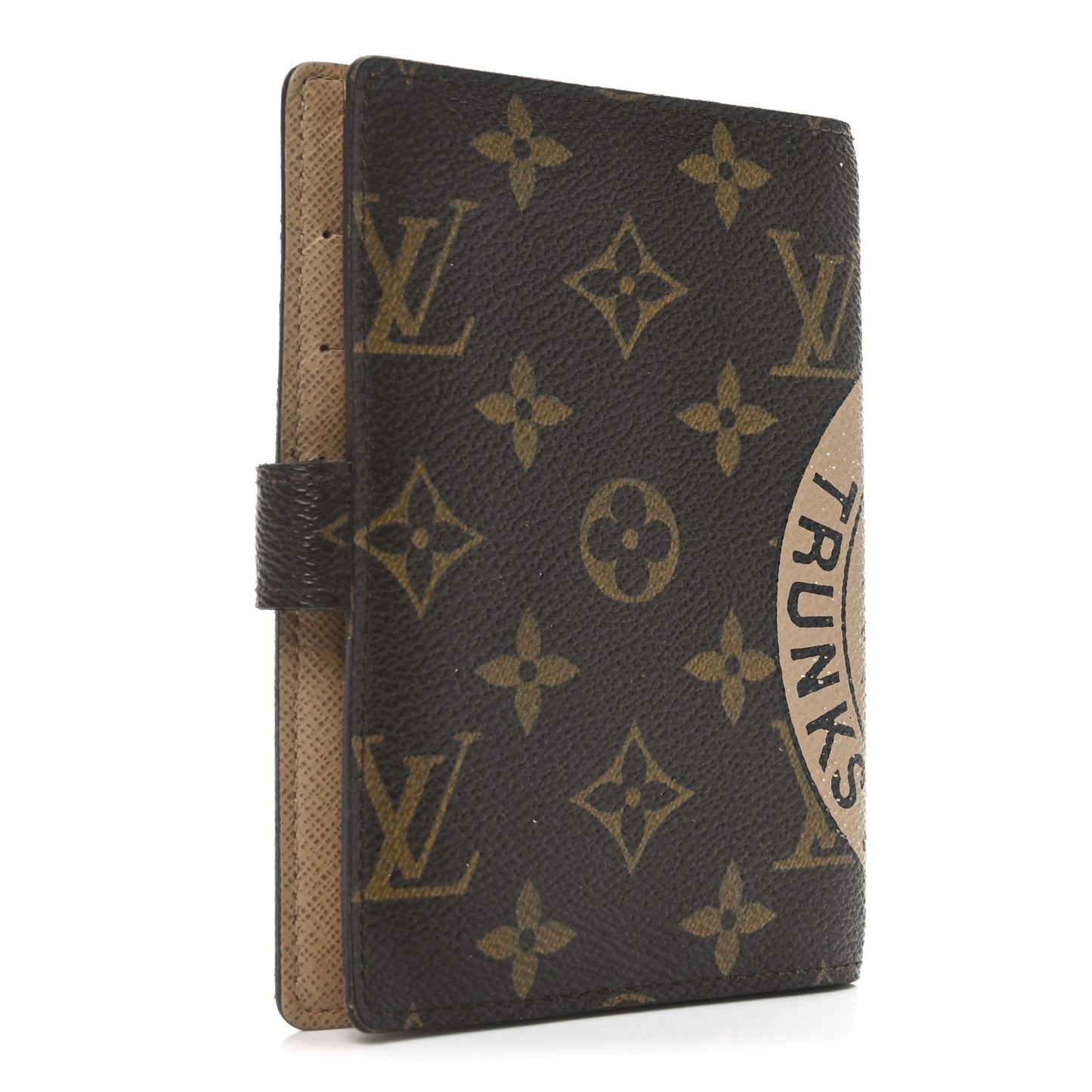 Monogram Complice Trunks and Bags Small Ring Agenda Cover Beige