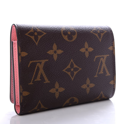 Louis Vuitton Monogram 2020 Christmas Animation Swing Ride Victorine Wallet Pink Poppy 3 of 8