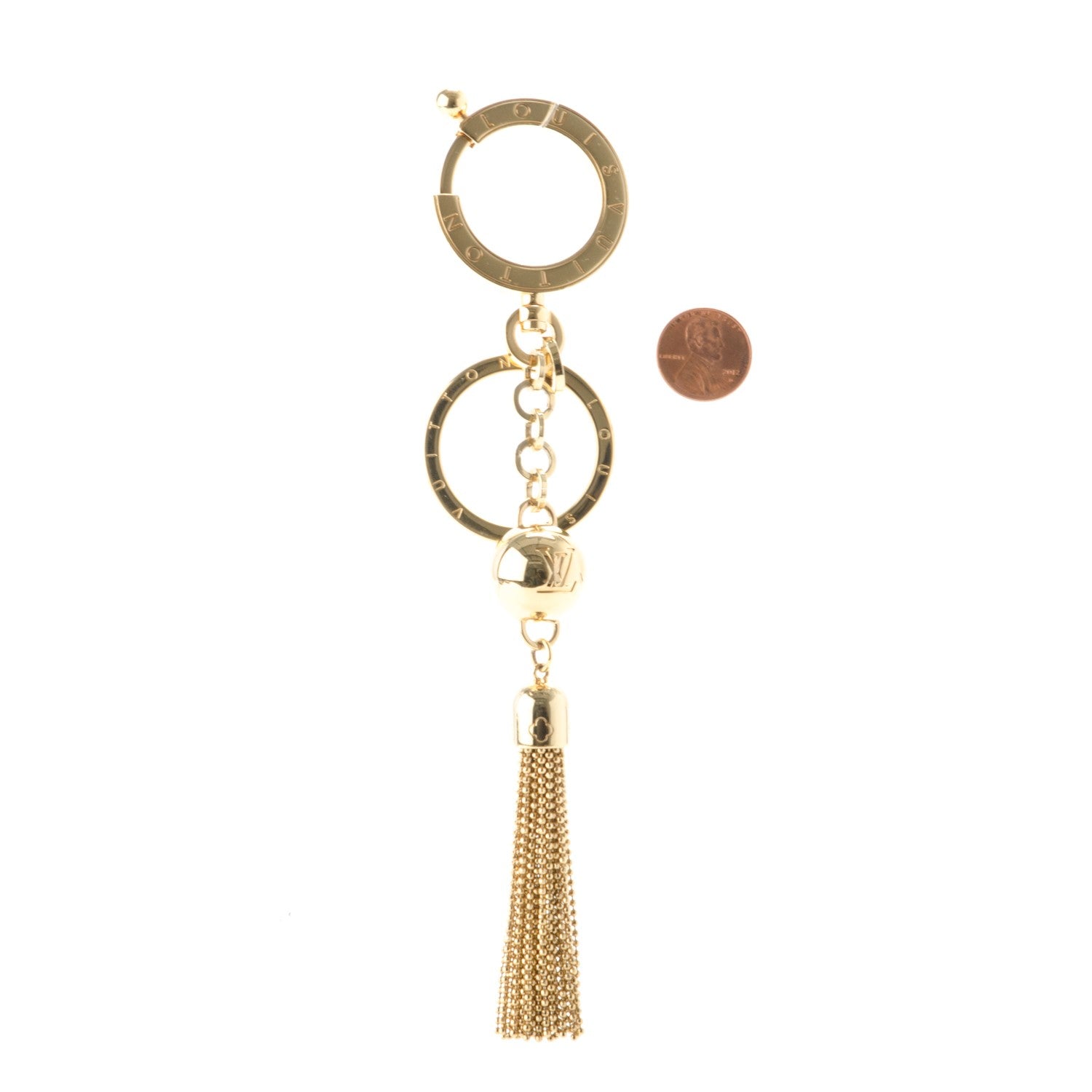 Louis Vuitton Swing Key Holder Gold 2 of 3