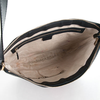 Gucci Monogram Vintage Web Medium Half Moon Hobo Navy 4 of 8
