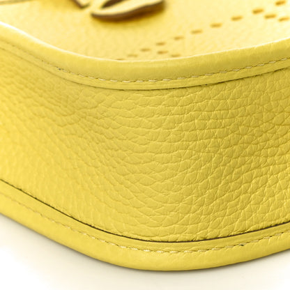 Hermes Taurillon Clemence Evelyne TPM Lime 8 of 10